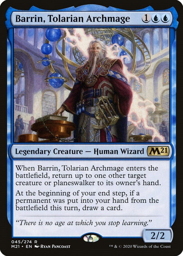 Barrin, Tolarian Archmage [M21 - 45] - Cartes Sportives Rive Sud