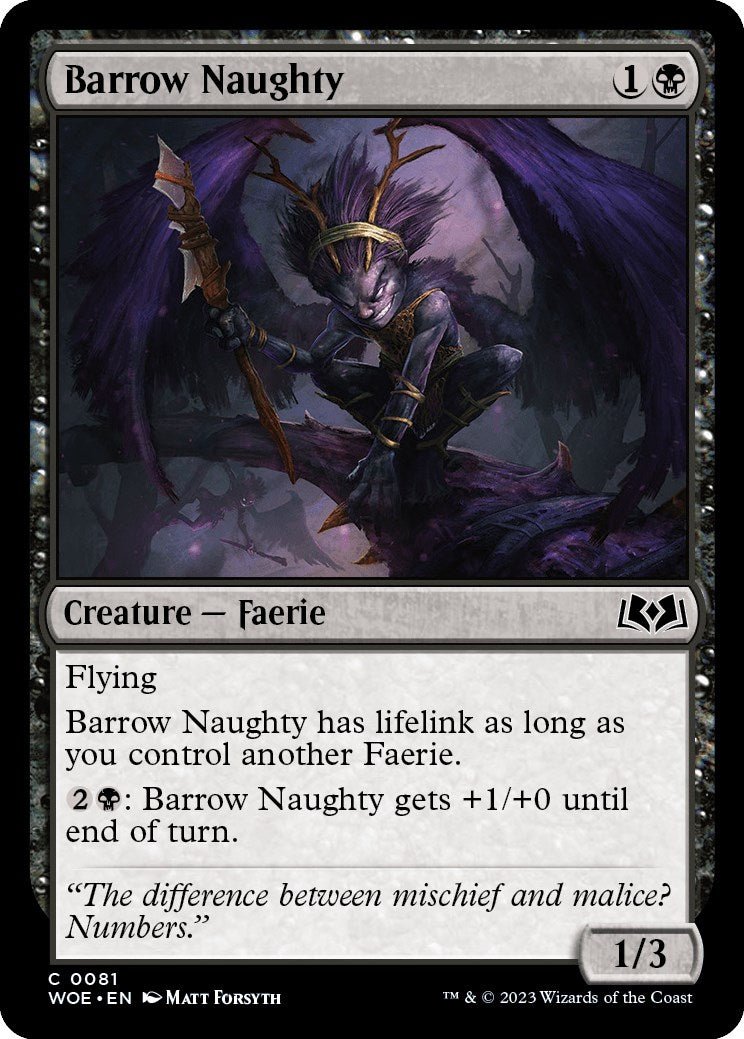 Barrow Naughty [WOE - 81] - Cartes Sportives Rive Sud