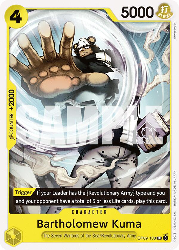 Bartholomew Kuma [OP09 - OP09 - 108] - Cartes Sportives Rive Sud