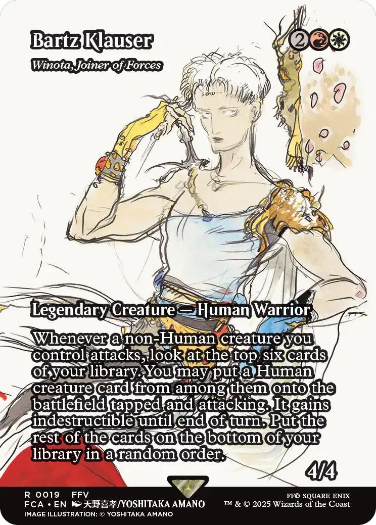 Bartz Klauser - Winota, Joiner of Forces (Showcase) [FCA - 19] - Cartes Sportives Rive Sud
