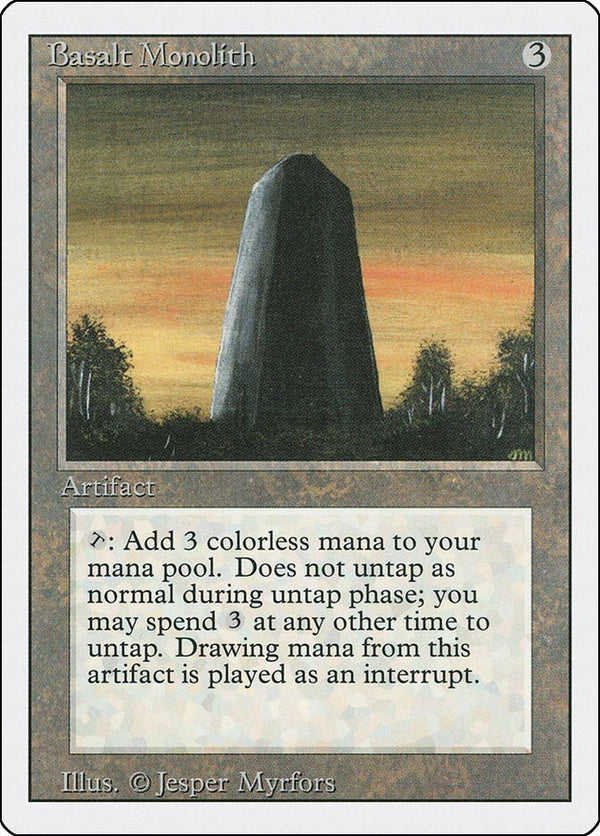 Basalt Monolith [3ED - N/A] - Cartes Sportives Rive Sud