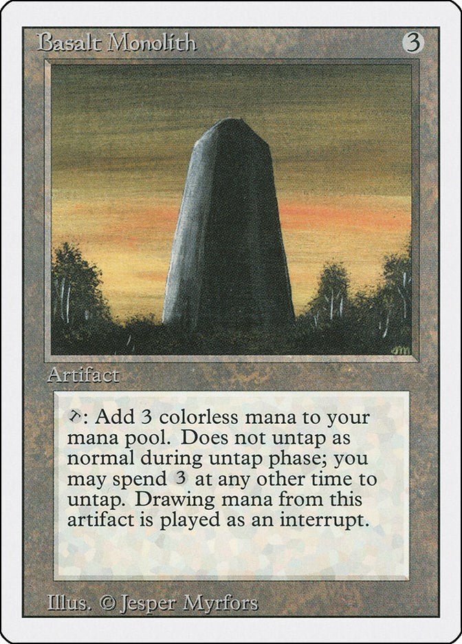Basalt Monolith [3ED - N/A] - Cartes Sportives Rive Sud