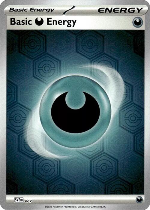 Basic Darkness Energy (Reverse Holofoil) [SFA - 7] - Cartes Sportives Rive Sud