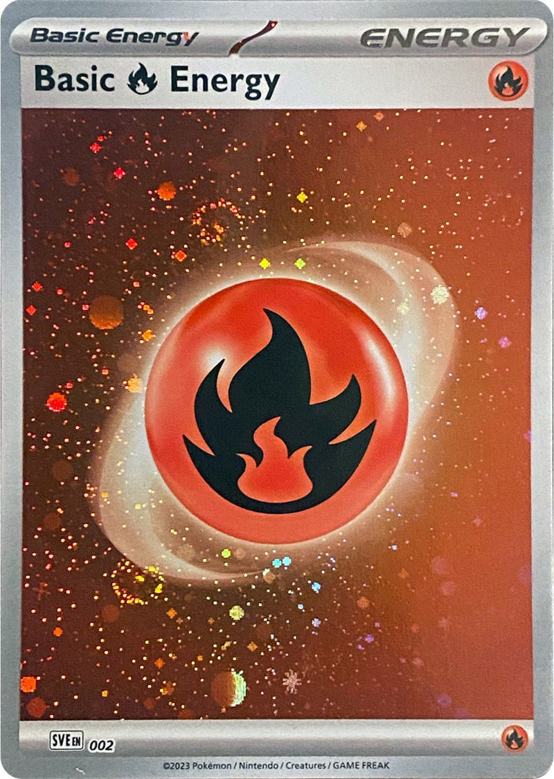 Basic Fire Energy (Cosmos Holo) [SV1 - 002] - Cartes Sportives Rive Sud