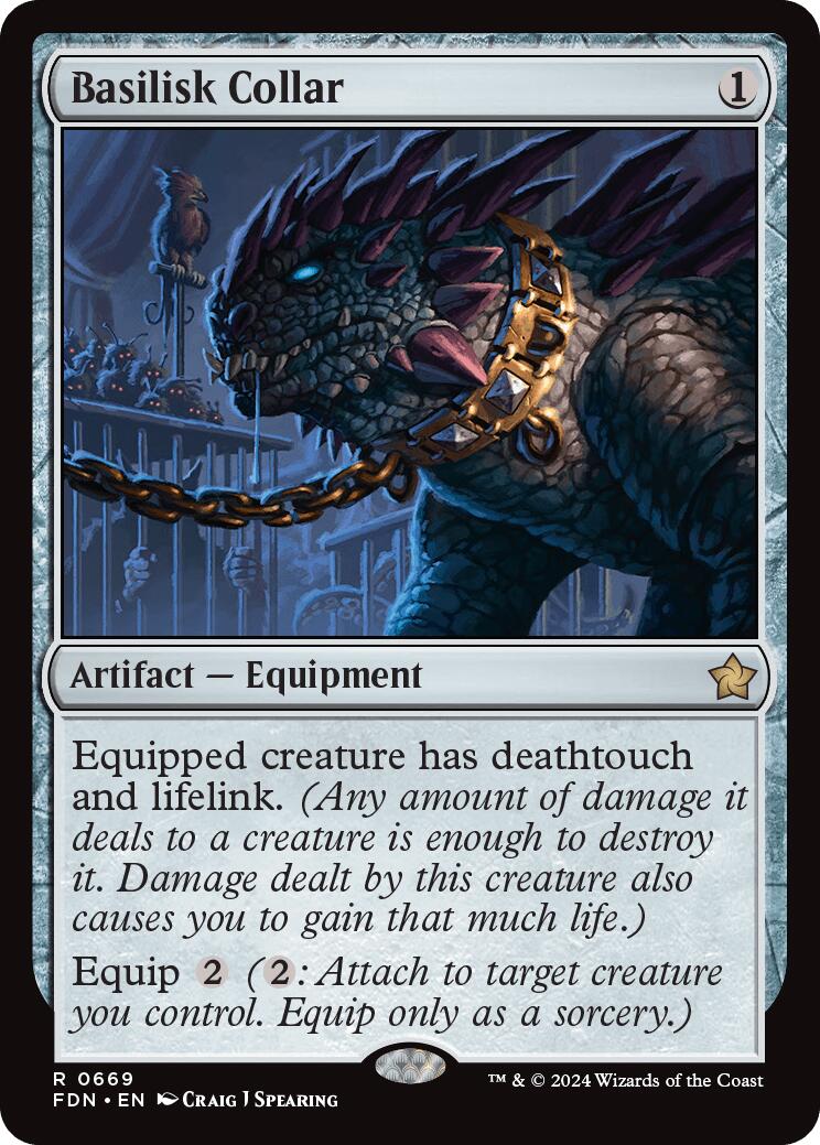 Basilisk Collar [FDN - 669] - Cartes Sportives Rive Sud