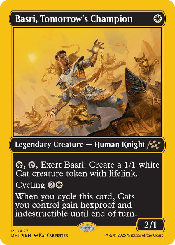 Basri, Tomorrow's Champion (First - Place Foil) [DFT - 427] - Cartes Sportives Rive Sud