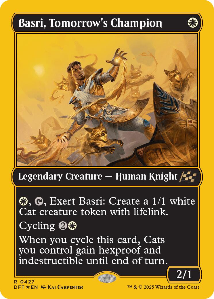 Basri, Tomorrow's Champion (First - Place Foil) [DFT - 427] - Cartes Sportives Rive Sud