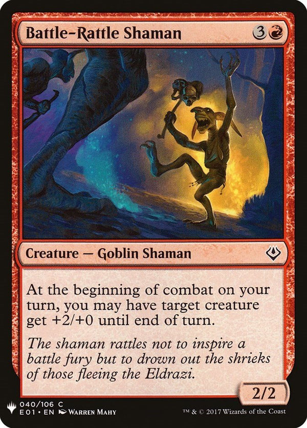 Battle - Rattle Shaman [LIST - 40] - Cartes Sportives Rive Sud