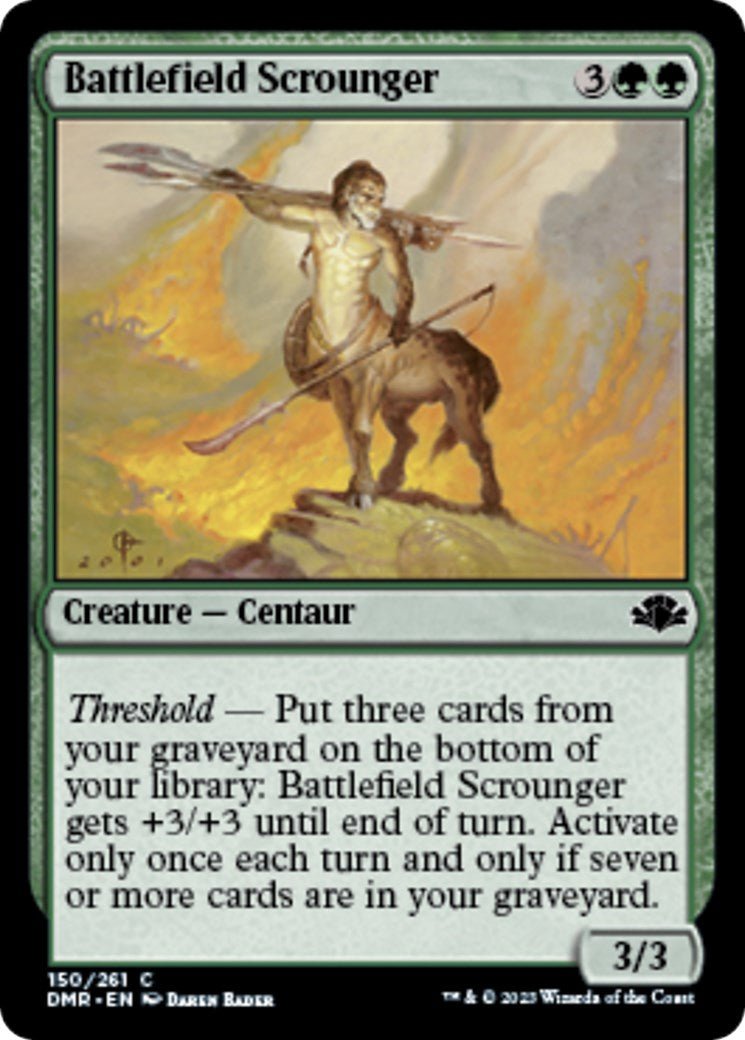 Battlefield Scrounger [DMR - 150] - Cartes Sportives Rive Sud