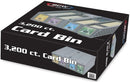 BCW Card Bin Gray 3200ct - Cartes Sportives Rive Sud