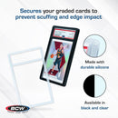 BCW Slab Bumpers Black 6 Pack - Cartes Sportives Rive Sud