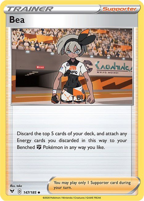 Bea [SWSH04 - 147/185] - Cartes Sportives Rive Sud