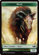 Beast // Treasure Double - Sided Token [TDC - 20 // 16] - Cartes Sportives Rive Sud