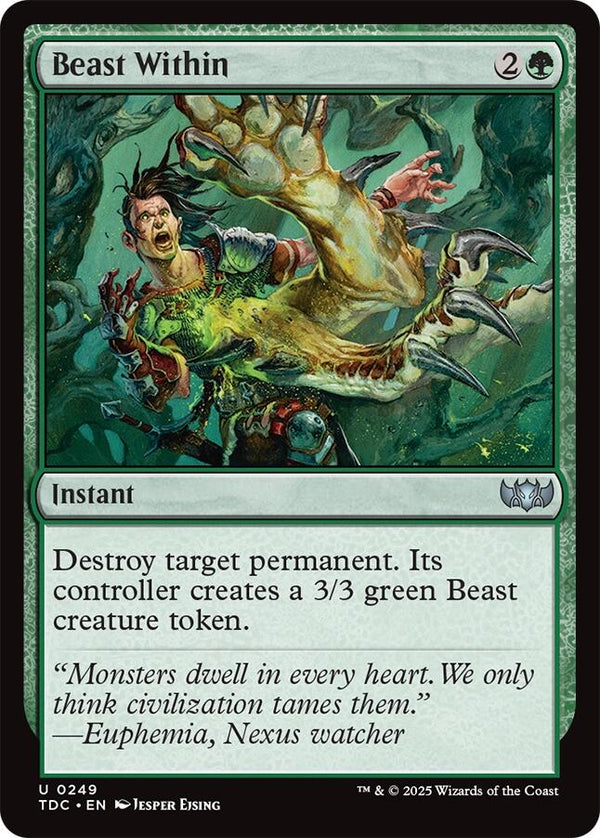 Beast Within [TDC - 249] - Cartes Sportives Rive Sud