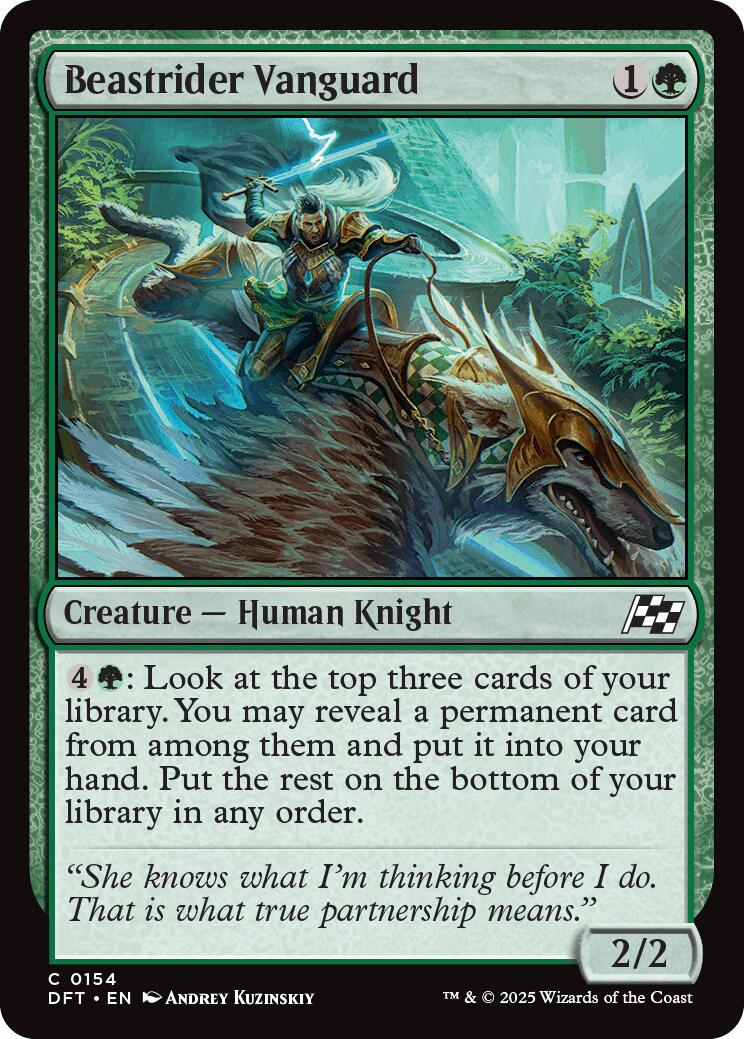 Beastrider Vanguard [DFT - 154] - Cartes Sportives Rive Sud
