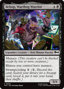 Bebop, Warthog Warrior [TMT - 59] - Cartes Sportives Rive Sud