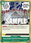 Because the Side of Justice Will Be Whichever Side Wins!! [OP05 - OP05 - 037] - Cartes Sportives Rive Sud