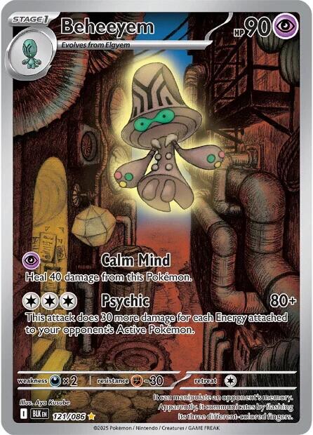 Beheeyem - 121/086 [BLK - 121/086] - Cartes Sportives Rive Sud