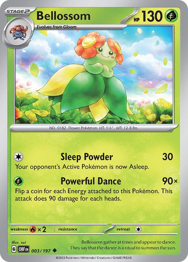 Bellossom [OBF - 003/197] - Cartes Sportives Rive Sud