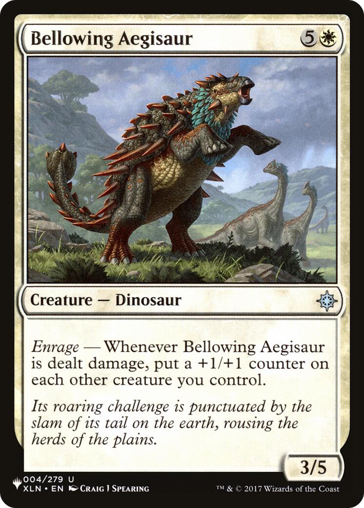 Bellowing Aegisaur [LIST - 004/279] - Cartes Sportives Rive Sud