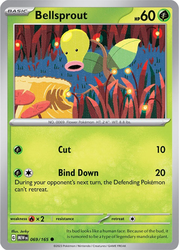 Bellsprout [MEW - 069/165] - Cartes Sportives Rive Sud