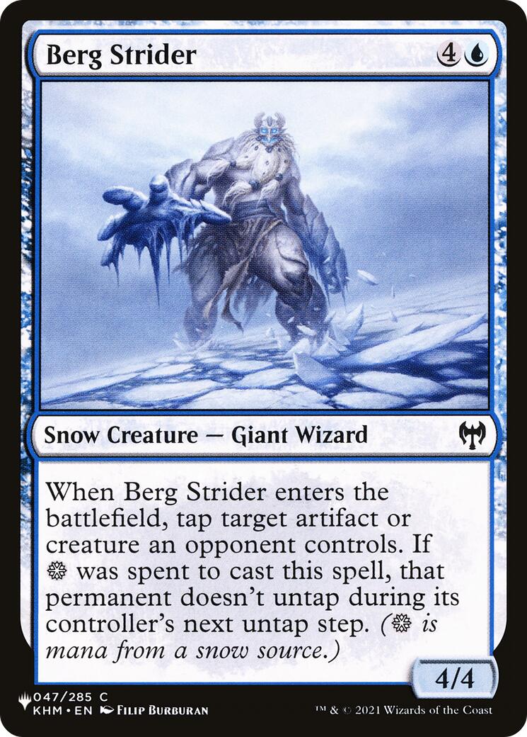Berg Strider [LIST - 047/285] - Cartes Sportives Rive Sud