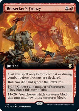 Berserker's Frenzy (Extended Art) [AFC - 298] - Cartes Sportives Rive Sud