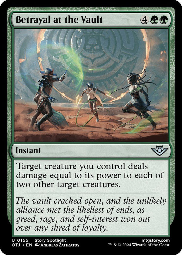 Betrayal at the Vault [OTJ - 155] - Cartes Sportives Rive Sud