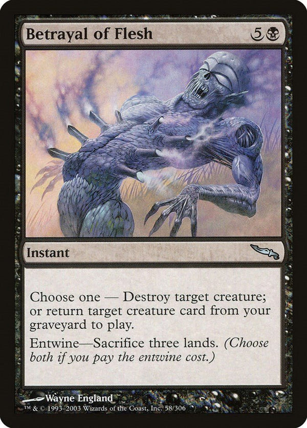 Betrayal of Flesh [MRD - 58] - Cartes Sportives Rive Sud