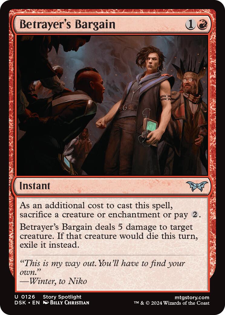 Betrayer's Bargain [DSK - 126] - Cartes Sportives Rive Sud
