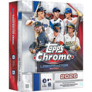 Méga boîte 2026 Topps Chrome Baseball Logofractor Edition (Précommande)
