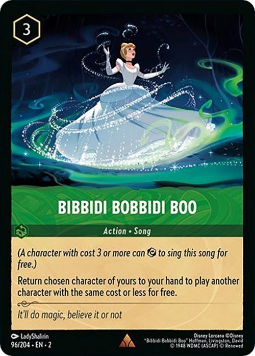 Bibbidi Bobbidi Boo [2 - 96/204] - Cartes Sportives Rive Sud