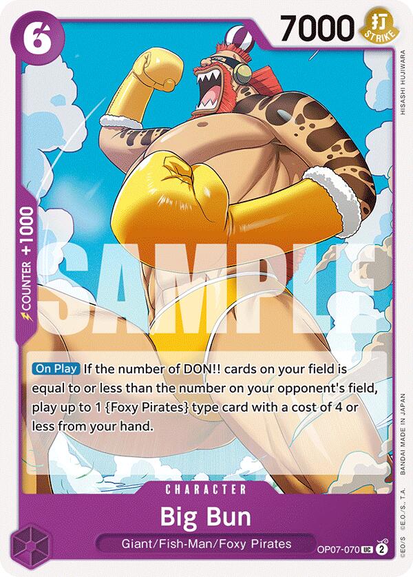 Big Bun [OP07 - OP07 - 070] - Cartes Sportives Rive Sud