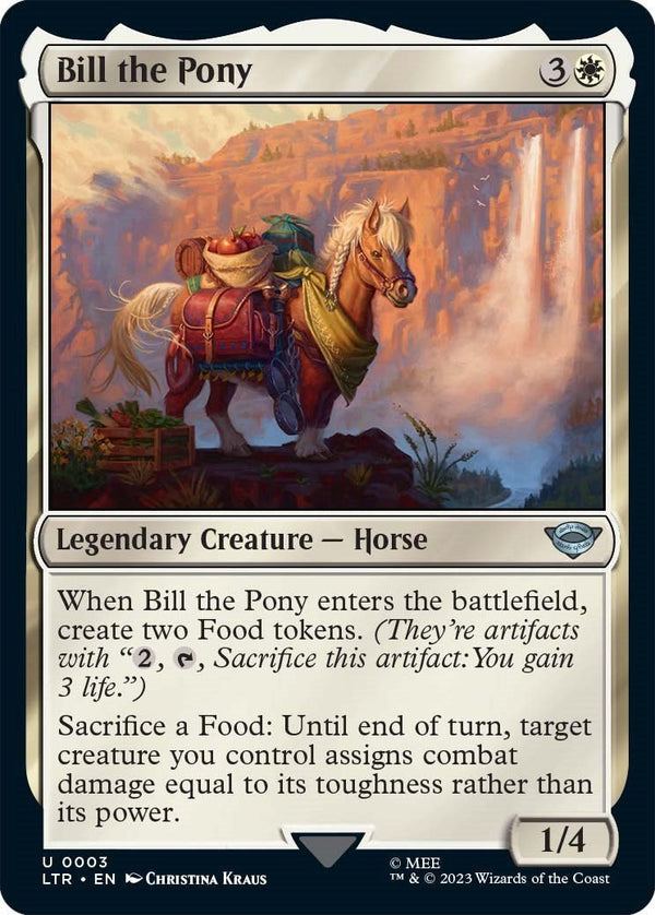 Bill the Pony [LTR - 3] - Cartes Sportives Rive Sud