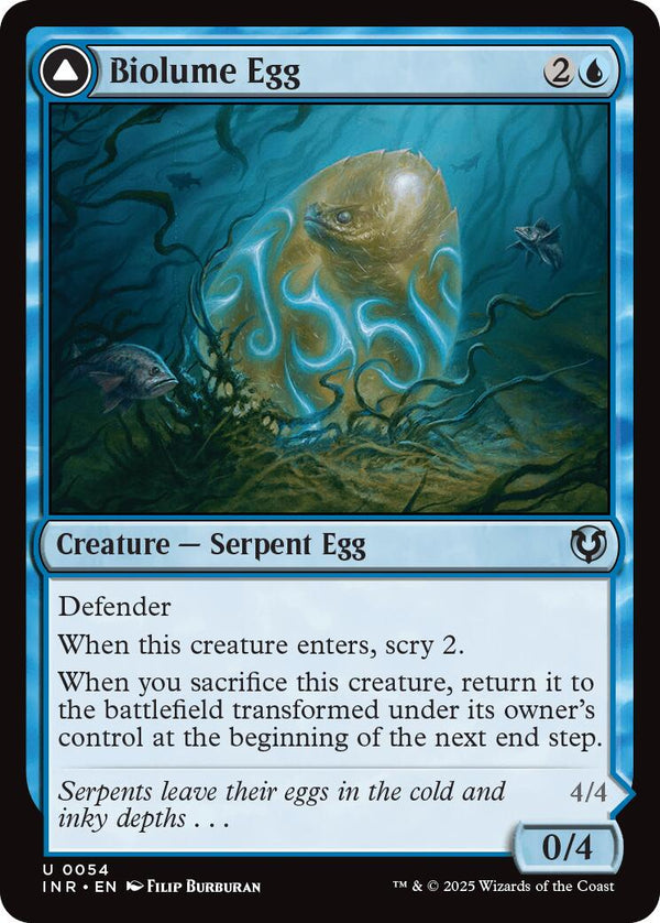 Biolume Egg [INR - 54] - Cartes Sportives Rive Sud