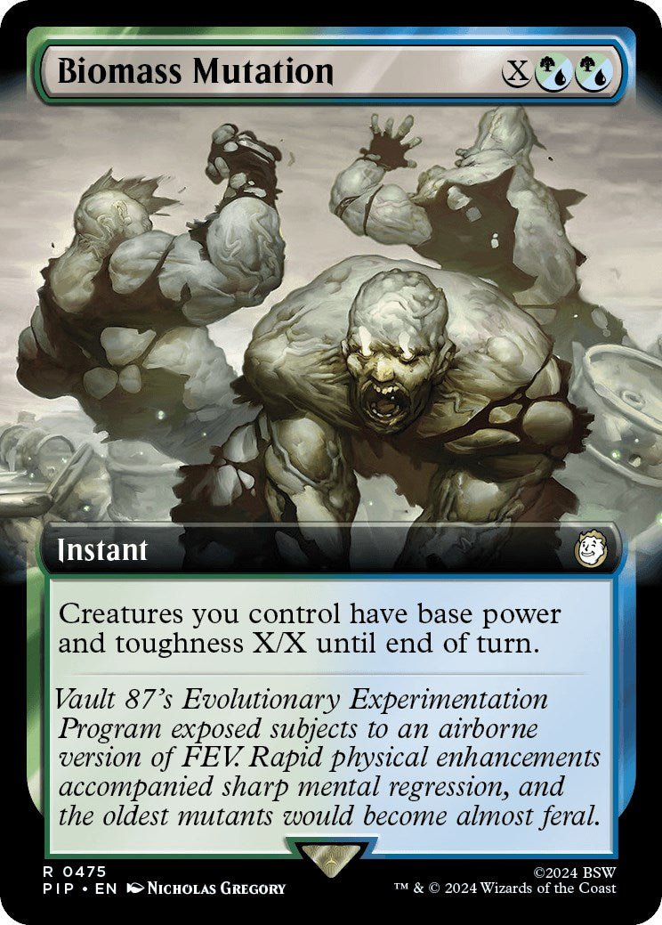 Biomass Mutation (Extended Art) [PIP - 475] - Cartes Sportives Rive Sud
