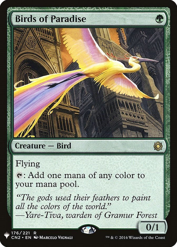Birds of Paradise [LIST - 176] - Cartes Sportives Rive Sud