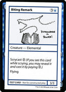 Biting Remark (No PW Symbol) [CMB1 - N/A] - Cartes Sportives Rive Sud