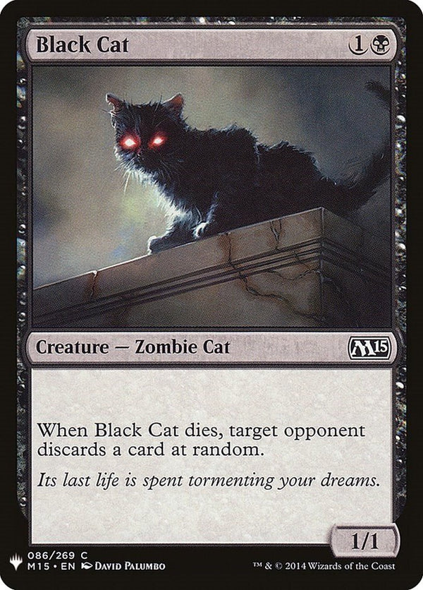 Black Cat [LIST - 86] - Cartes Sportives Rive Sud