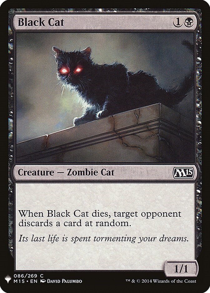 Black Cat [LIST - 86] - Cartes Sportives Rive Sud