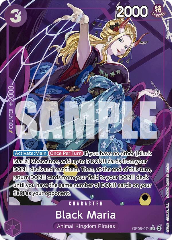 Black Maria (Parallel) [OP08 - OP08 - 074] - Cartes Sportives Rive Sud