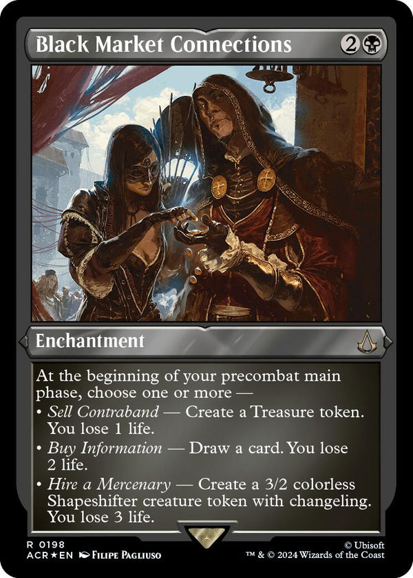 Black Market Connections (Foil Etched) [ACR - 198] - Cartes Sportives Rive Sud
