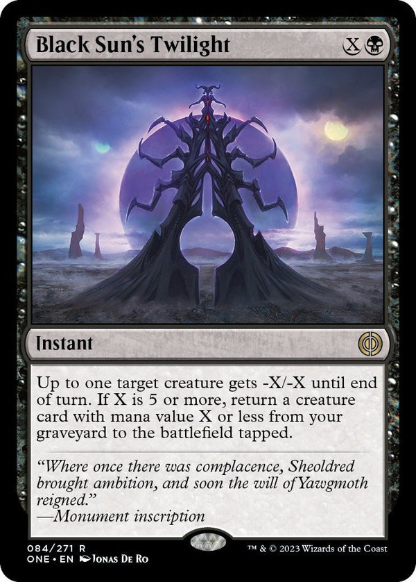 Black Sun's Twilight [ONE - 84] - Cartes Sportives Rive Sud