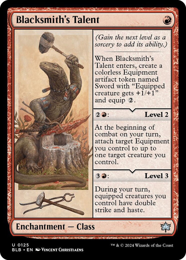 Blacksmith's Talent [BLB - 125] - Cartes Sportives Rive Sud