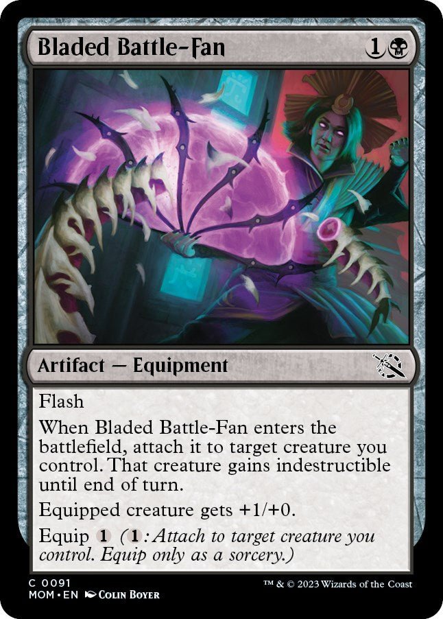Bladed Battle - Fan [MOM - 91] - Cartes Sportives Rive Sud