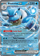 Blastoise ex - 009/165 [MEW - 009/165] - Cartes Sportives Rive Sud