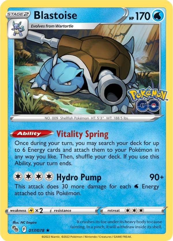 Blastoise [PGO - 017/078] - Cartes Sportives Rive Sud