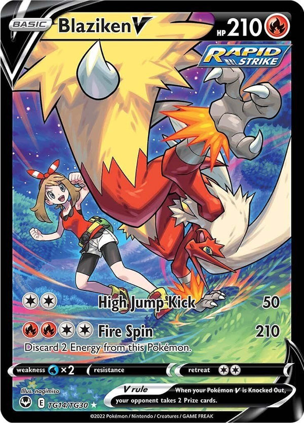 Blaziken V [SWSH12: TG - 030] - Cartes Sportives Rive Sud
