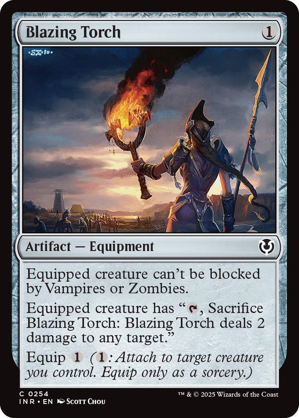 Blazing Torch [INR - 254] - Cartes Sportives Rive Sud