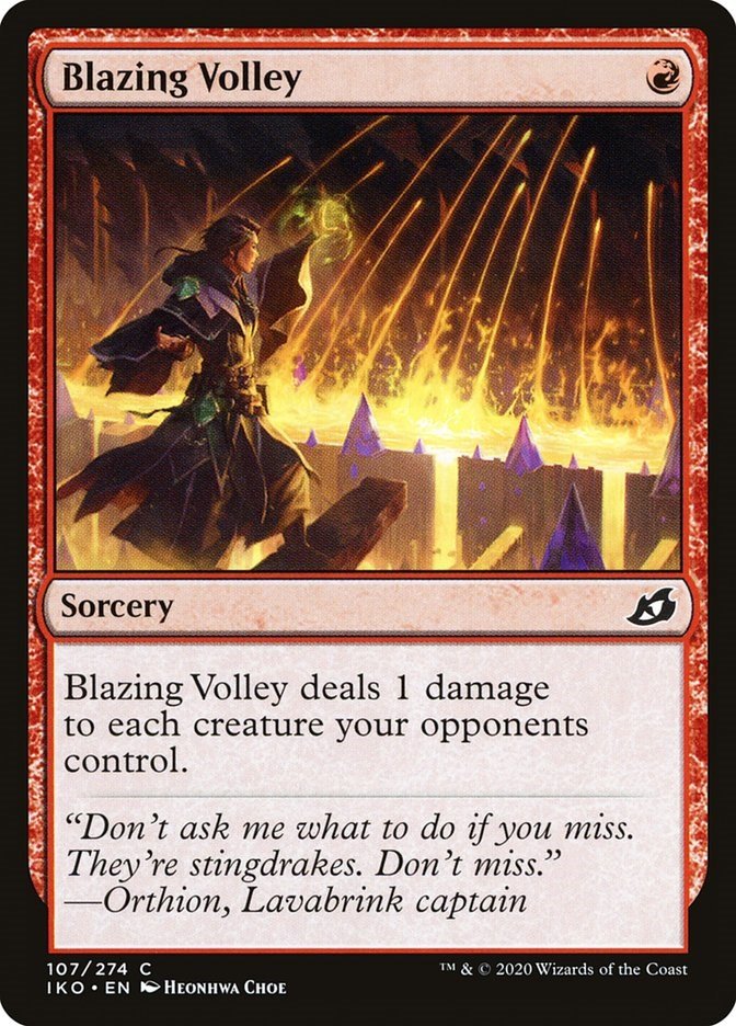 Blazing Volley [IKO - 107] - Cartes Sportives Rive Sud